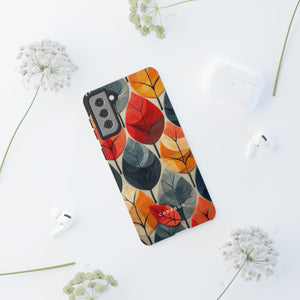 Scandinavian Leafy Serenity - Protective Phone Case