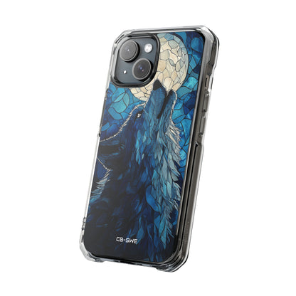Wolf Howls Moonlight iPhone Case - Impact