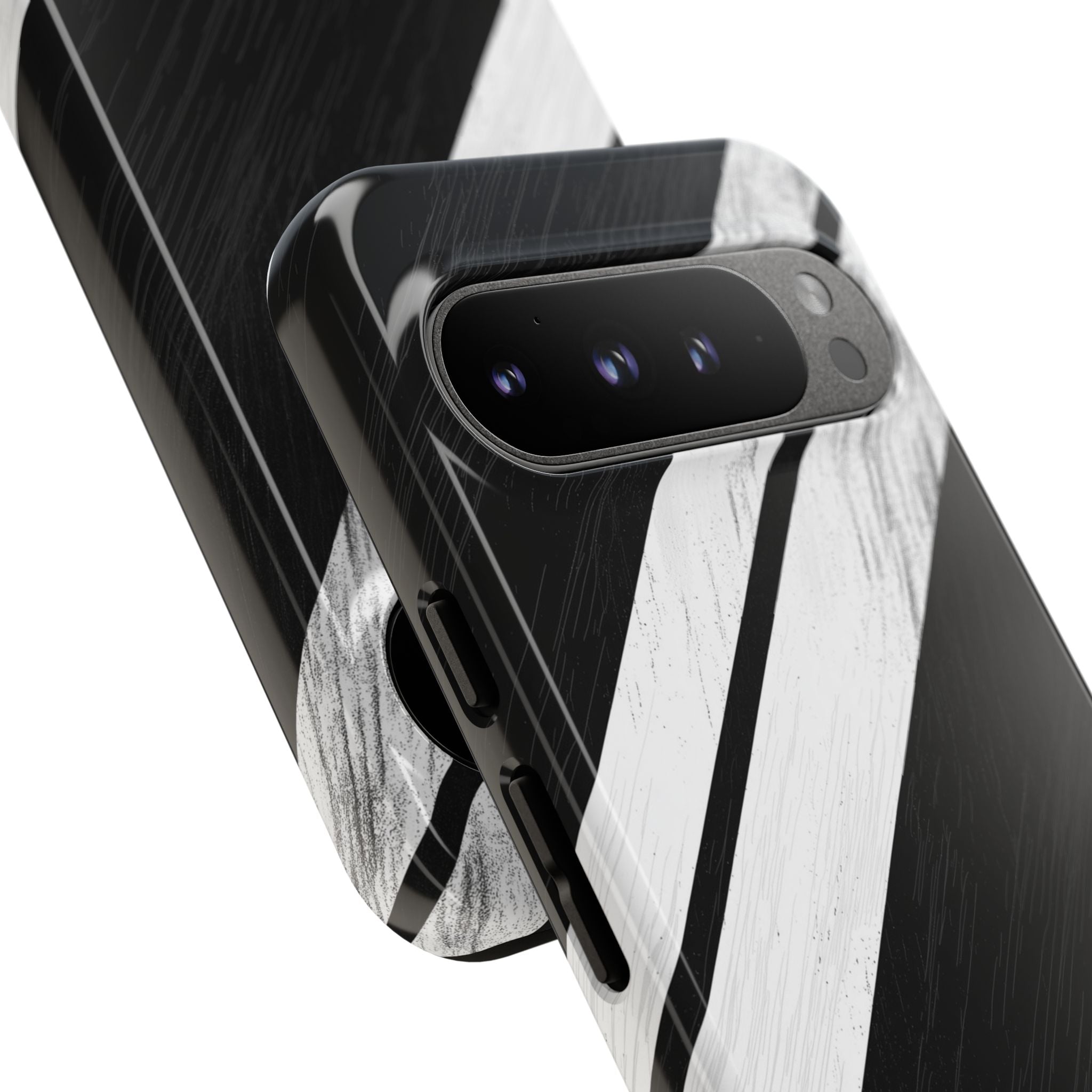 Distressed Stripe Motion Google Pixel 9 Pro XL Case - Tough