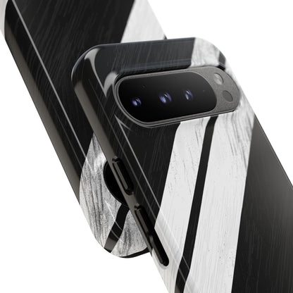 Distressed Stripe Motion Google Pixel 9 Pro XL Case - Tough