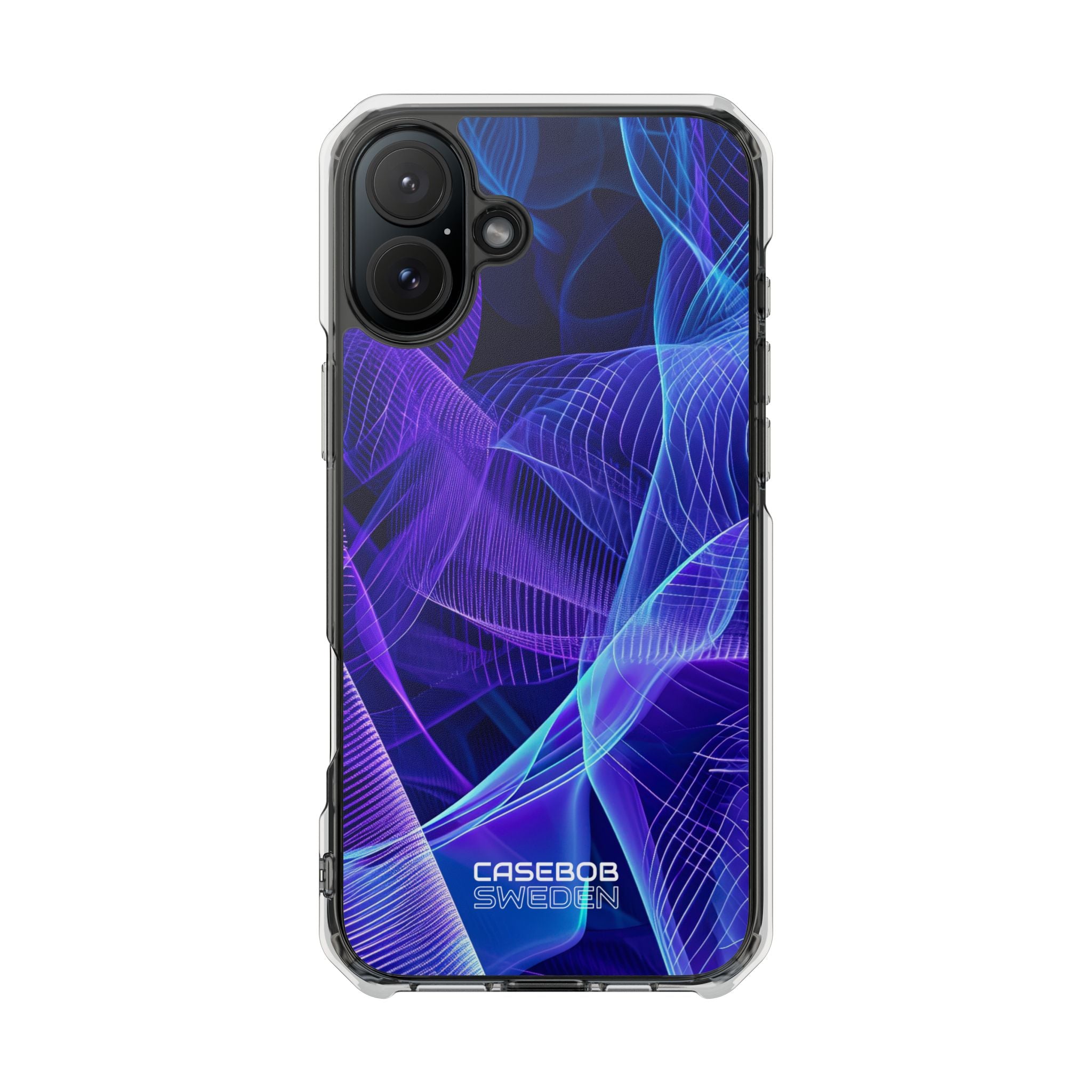 Electric Waveforms iPhone 16 - Impact Clear+