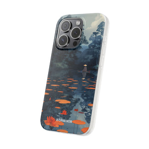 Tranquil Lotus Serenity | Flexible Phone Case for iPhone