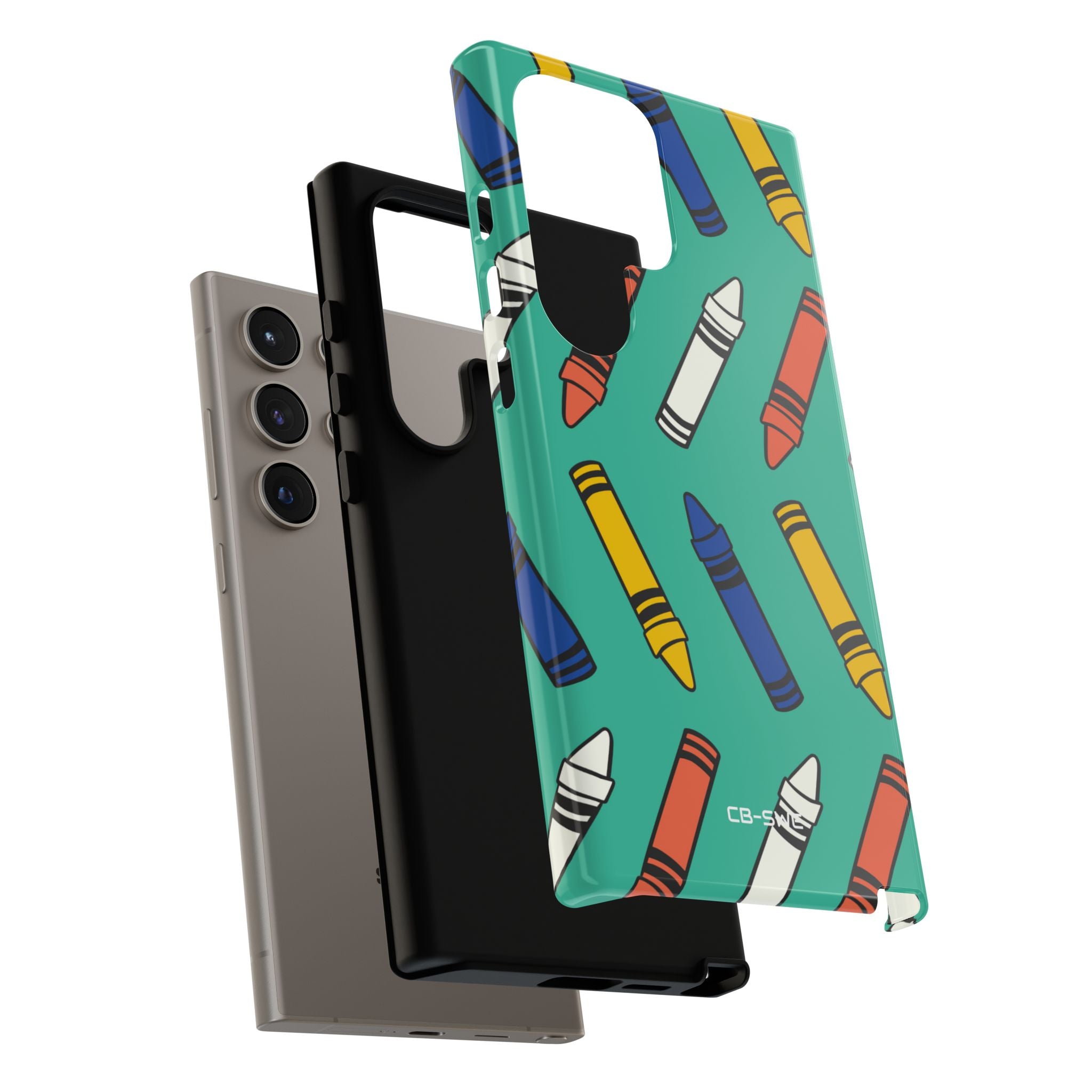 Crayons Dance Playfully - Samsung Case