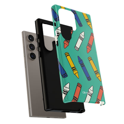 Crayons Dance Playfully - Samsung Case