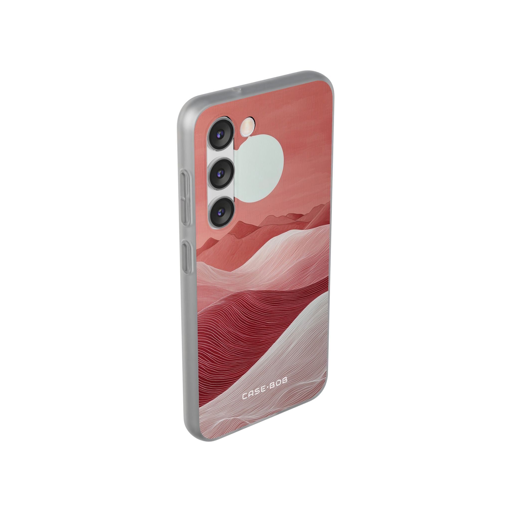 White Orb Dunes Samsung S23 Case - Soft