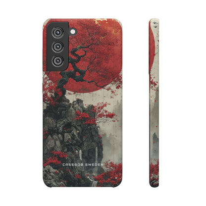 Zen Serenity in Red Harmony Samsung S21 - Slim Phone Case