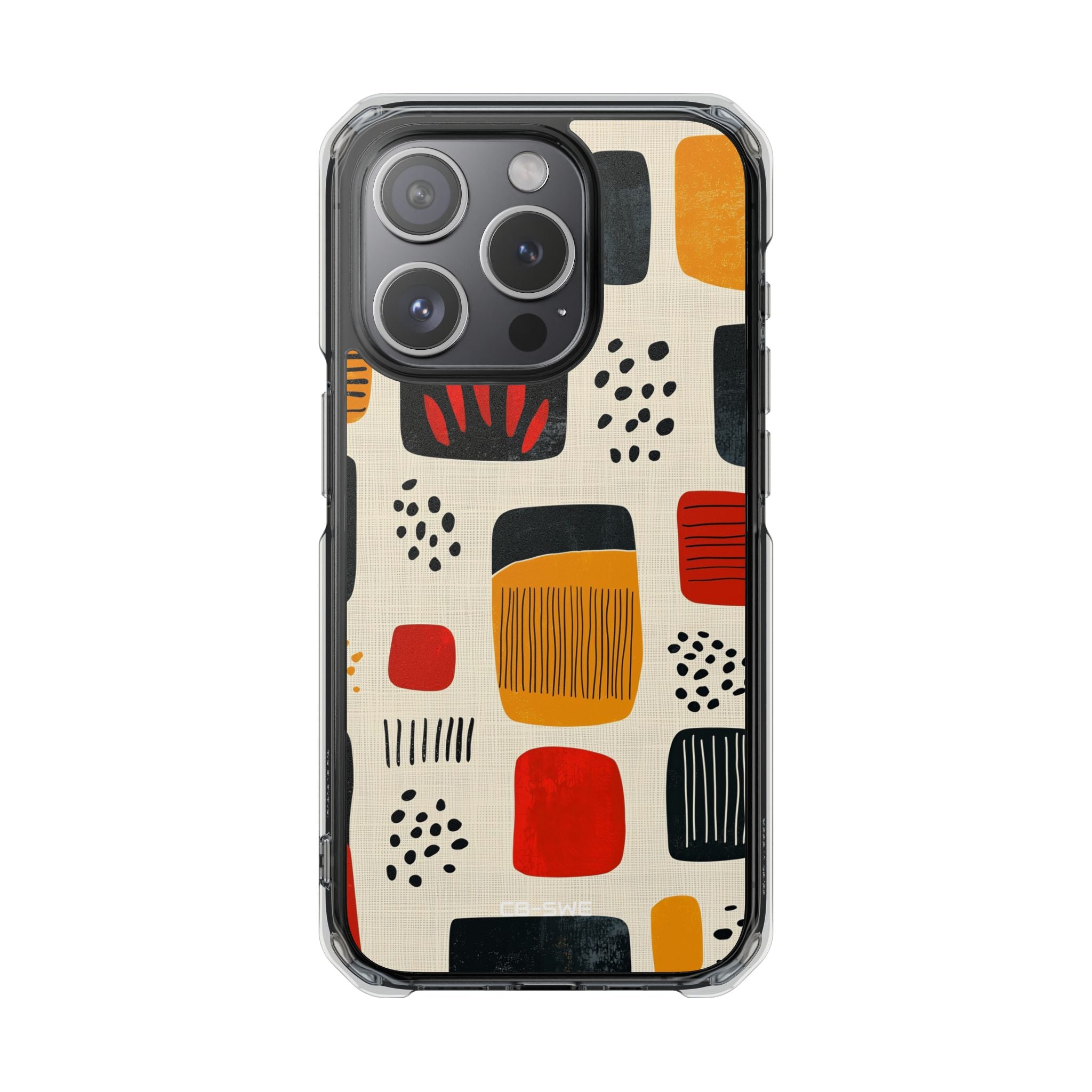 Vibrant Shapes Dance iPhone Case - Impact