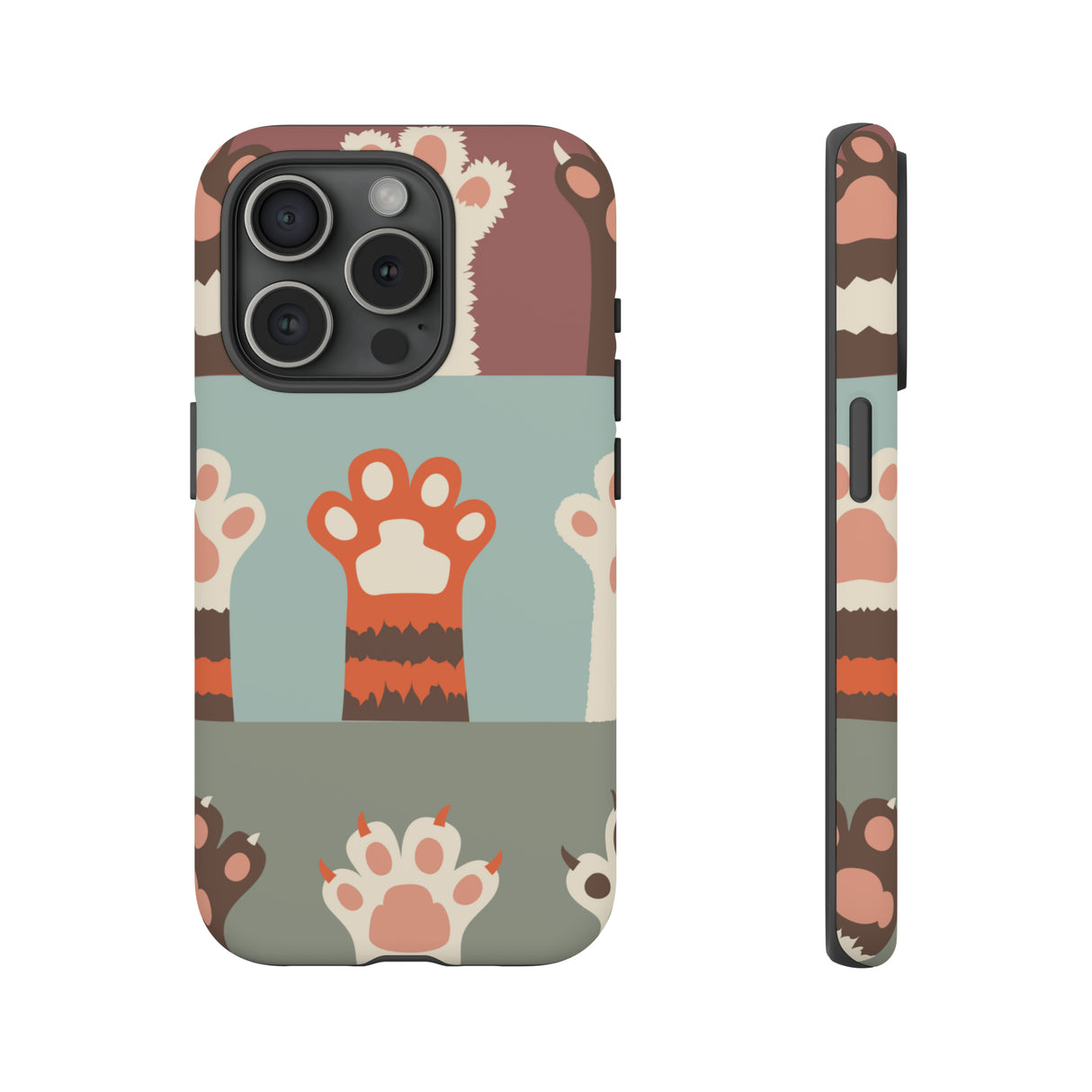 Vintage Cat Paw - Protective Phone Case