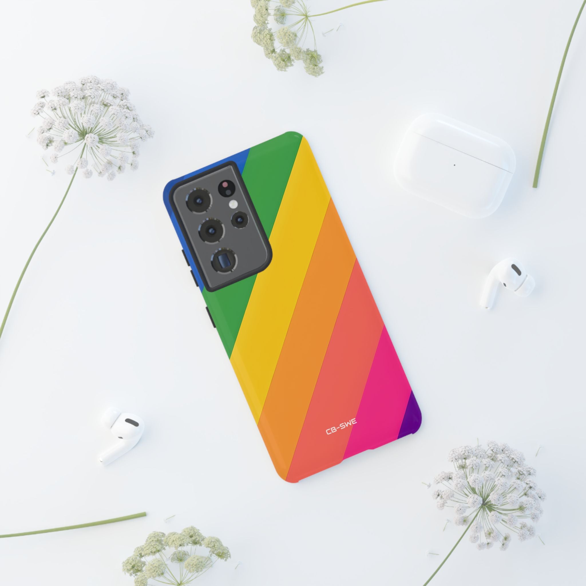 Vibrant Geometric Spectrum - Samsung Case
