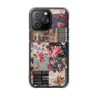 Patchwork Floral Quilt iPhone 14 - Impact Clear+