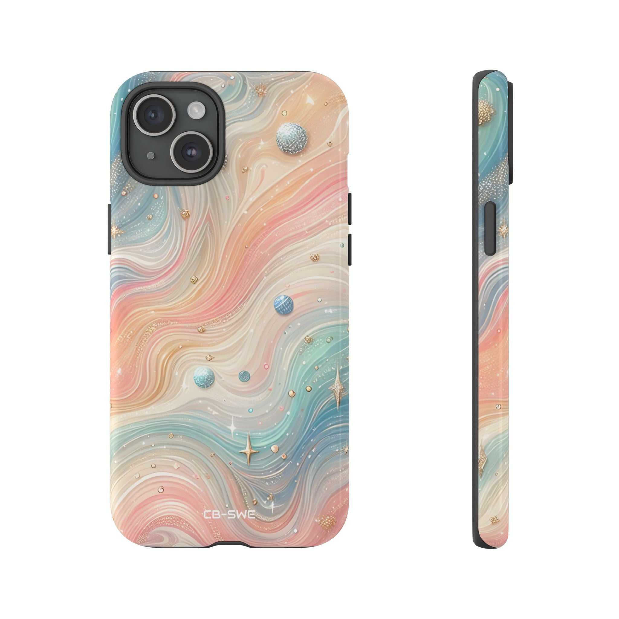 Celestial Waves Dance - iPhone Case