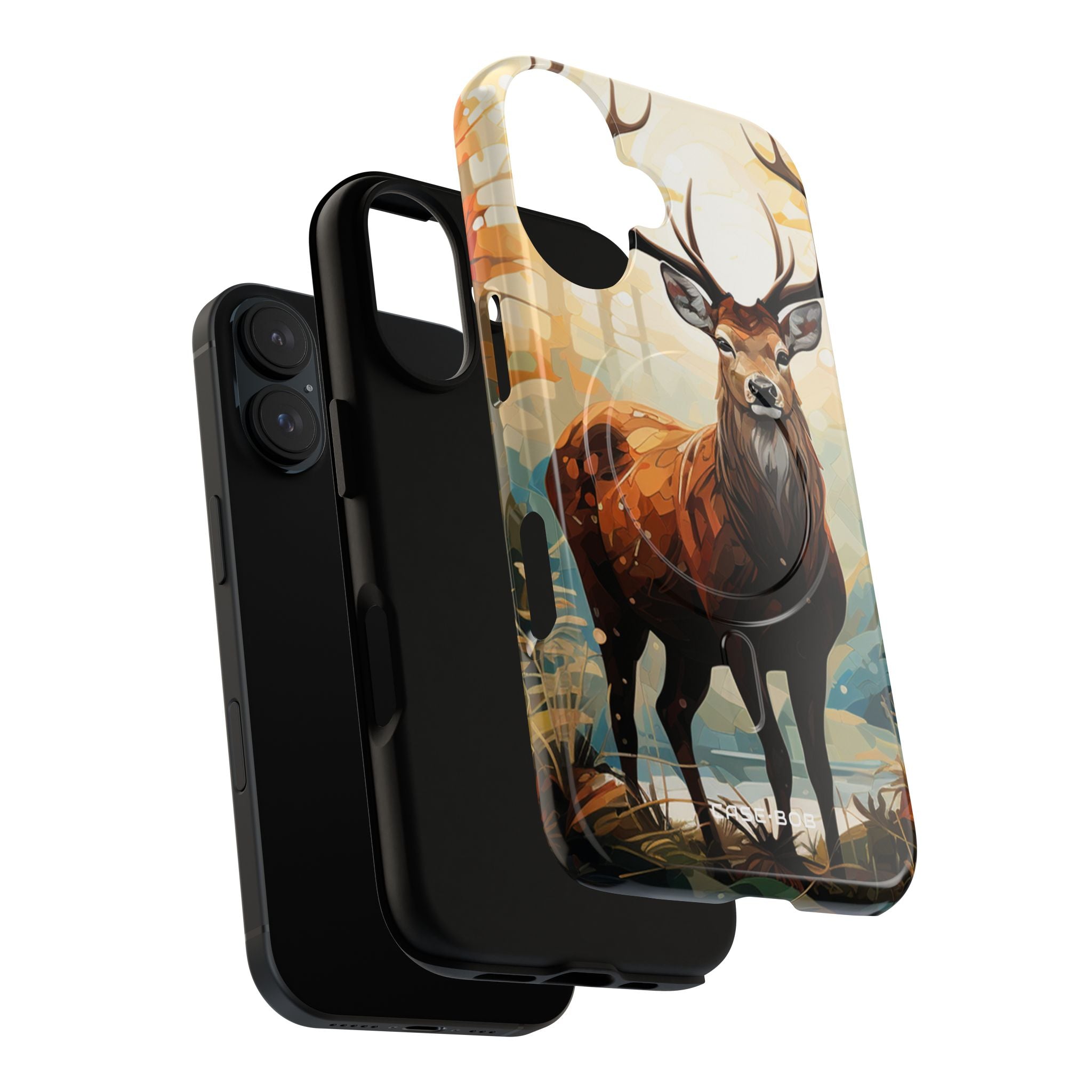Glowing Stag iPhone 16 Case - Tough+