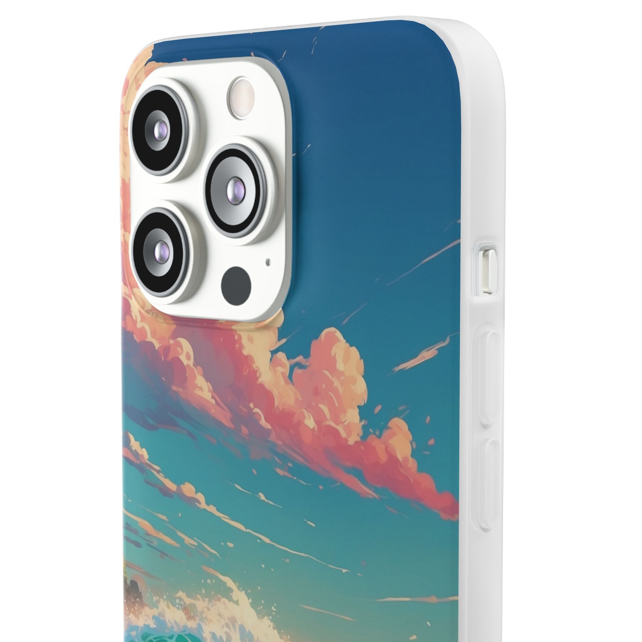 Turquoise Curl iPhone 13 Pro - Soft