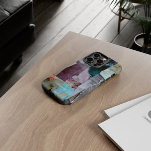 Textured Fabric Fusion - Protective Phone Case