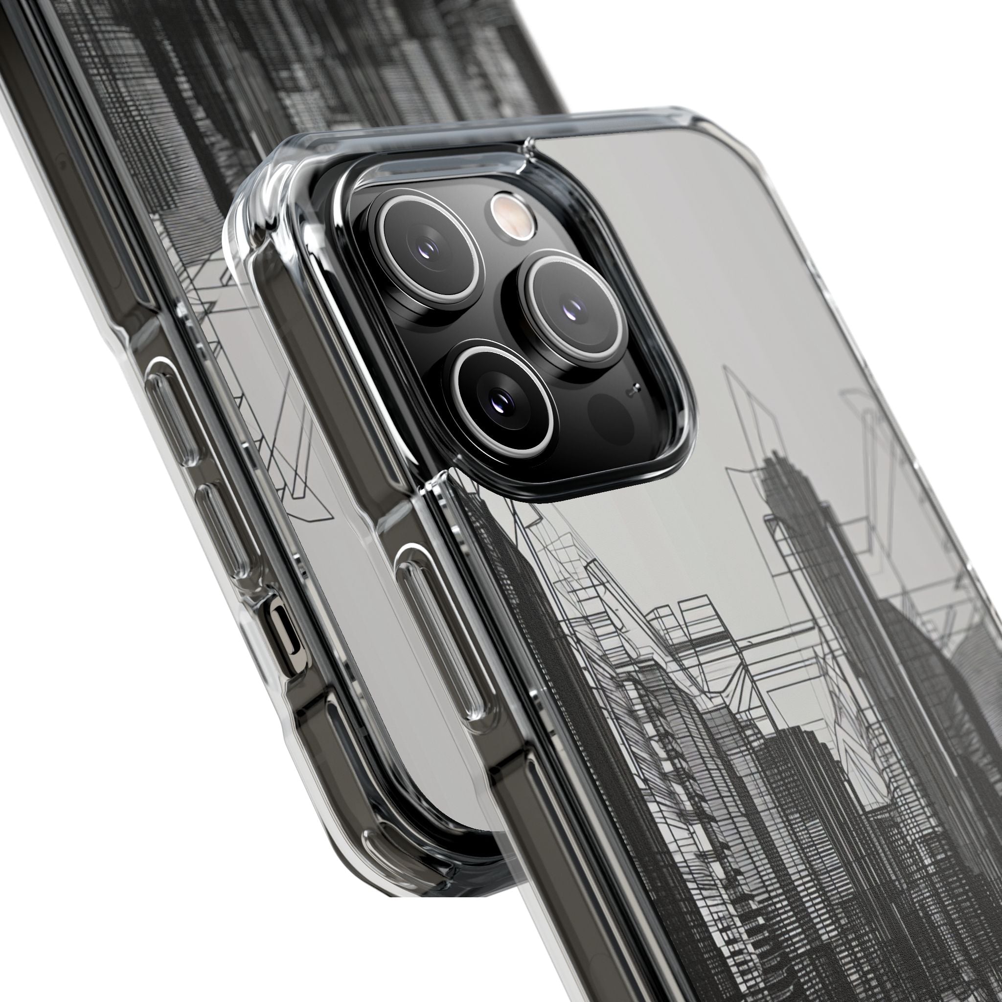 Urban Wireframe - Phone Case for iPhone