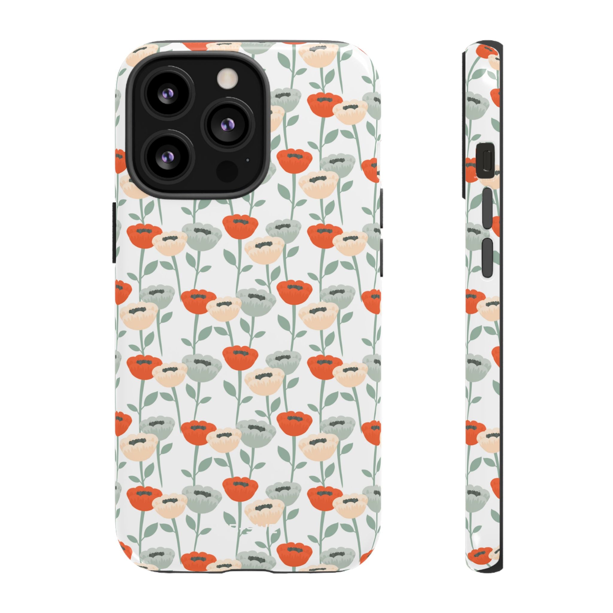 Minimalist Floral Elegance - iPhone Case