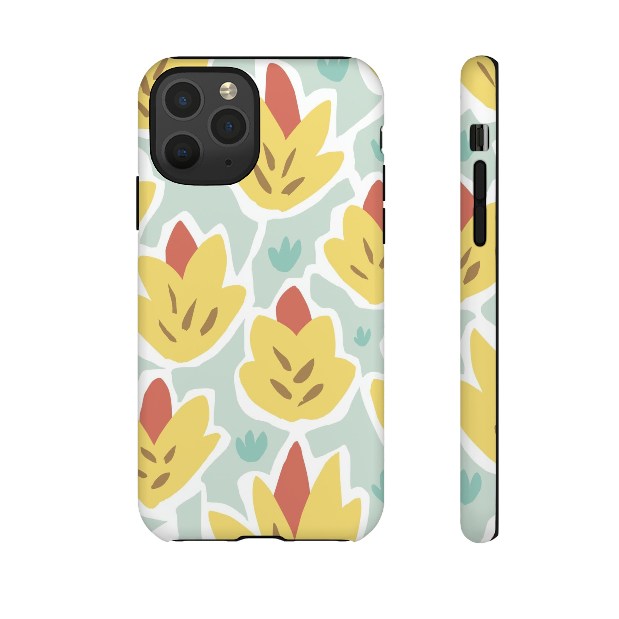 Summer Yellow Happy Flower - Protective Phone Case