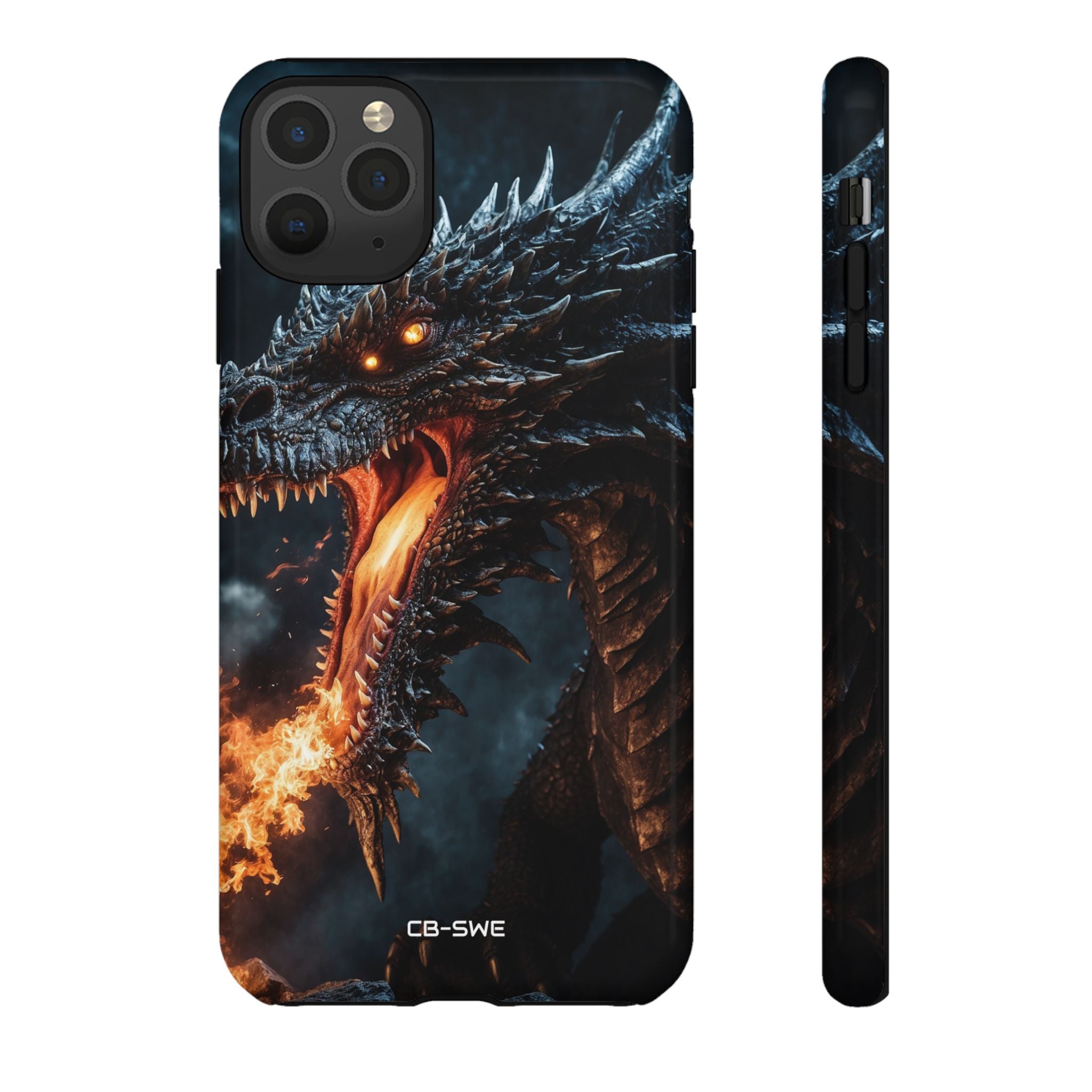 Fiery Breath Erupts - iPhone Case