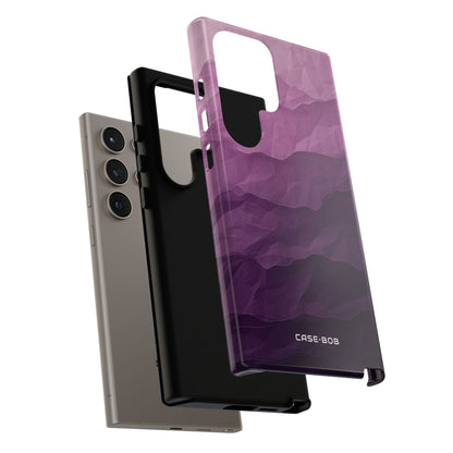 Purple Wave Layers Samsung S24 Ultra Case - Tough