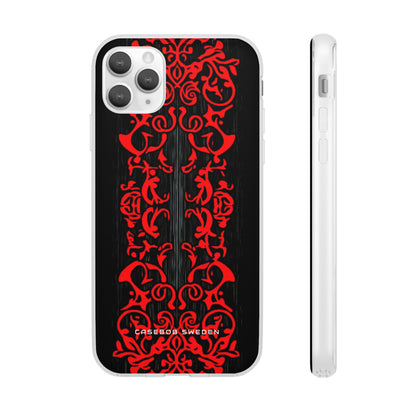 Gothic Crimson Symmetry iPhone 11 - Flexi Phone Case