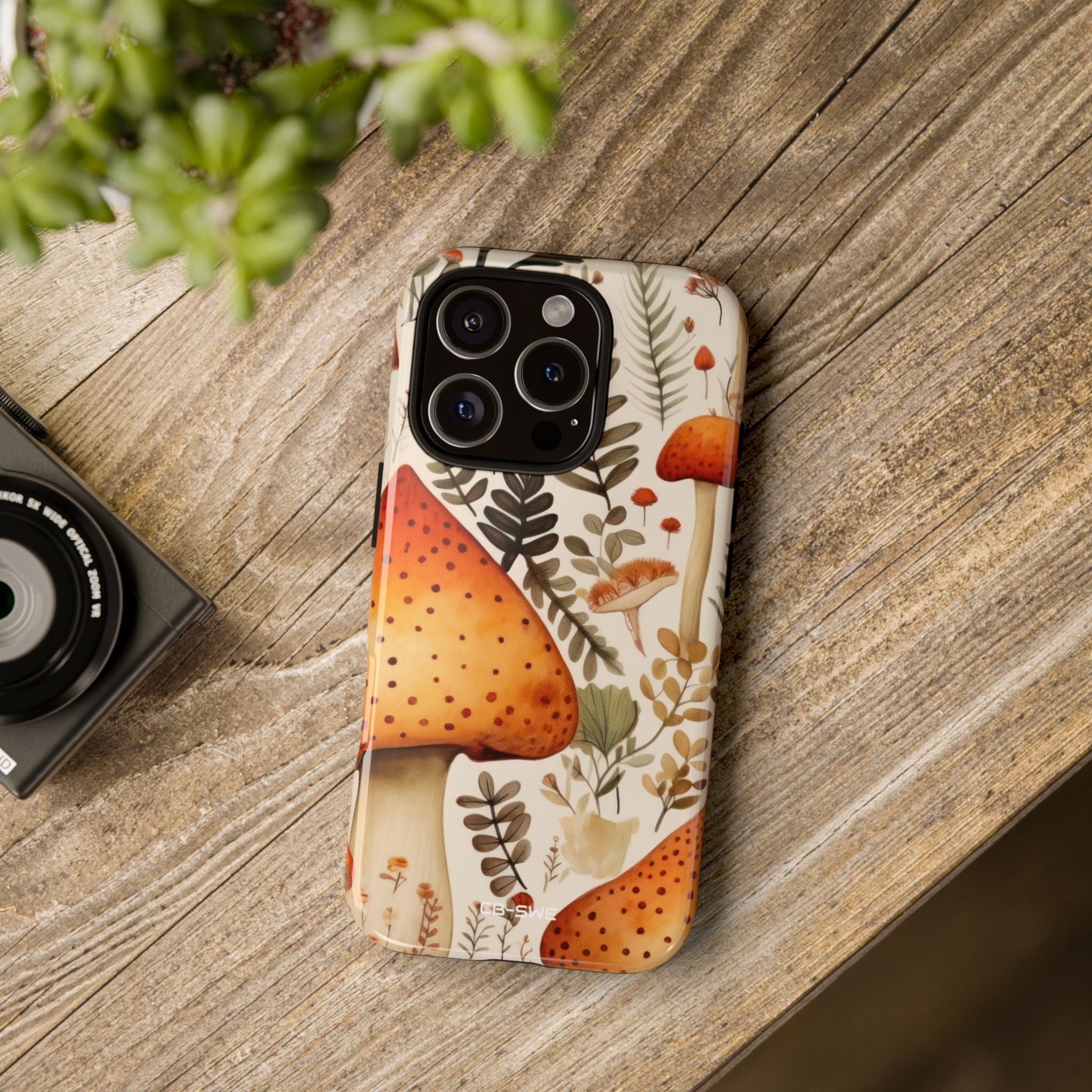 Mushrooms Sprout Cheerfully - iPhone Case