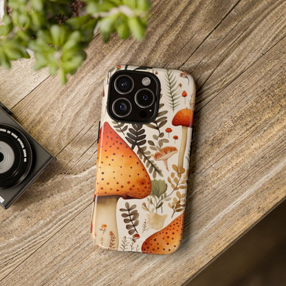 Mushrooms Sprout Cheerfully - iPhone Case