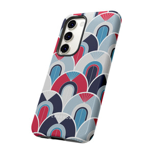 Blue Retro - Protective Phone Case