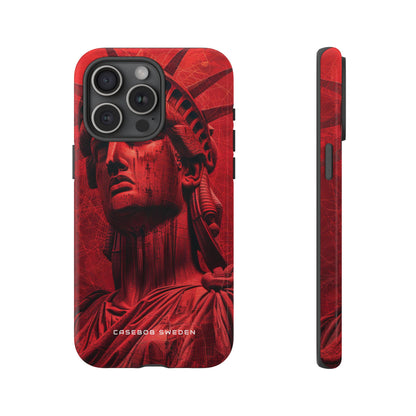 Zen Red Liberty Vision iPhone 15 - Tough Phone Case