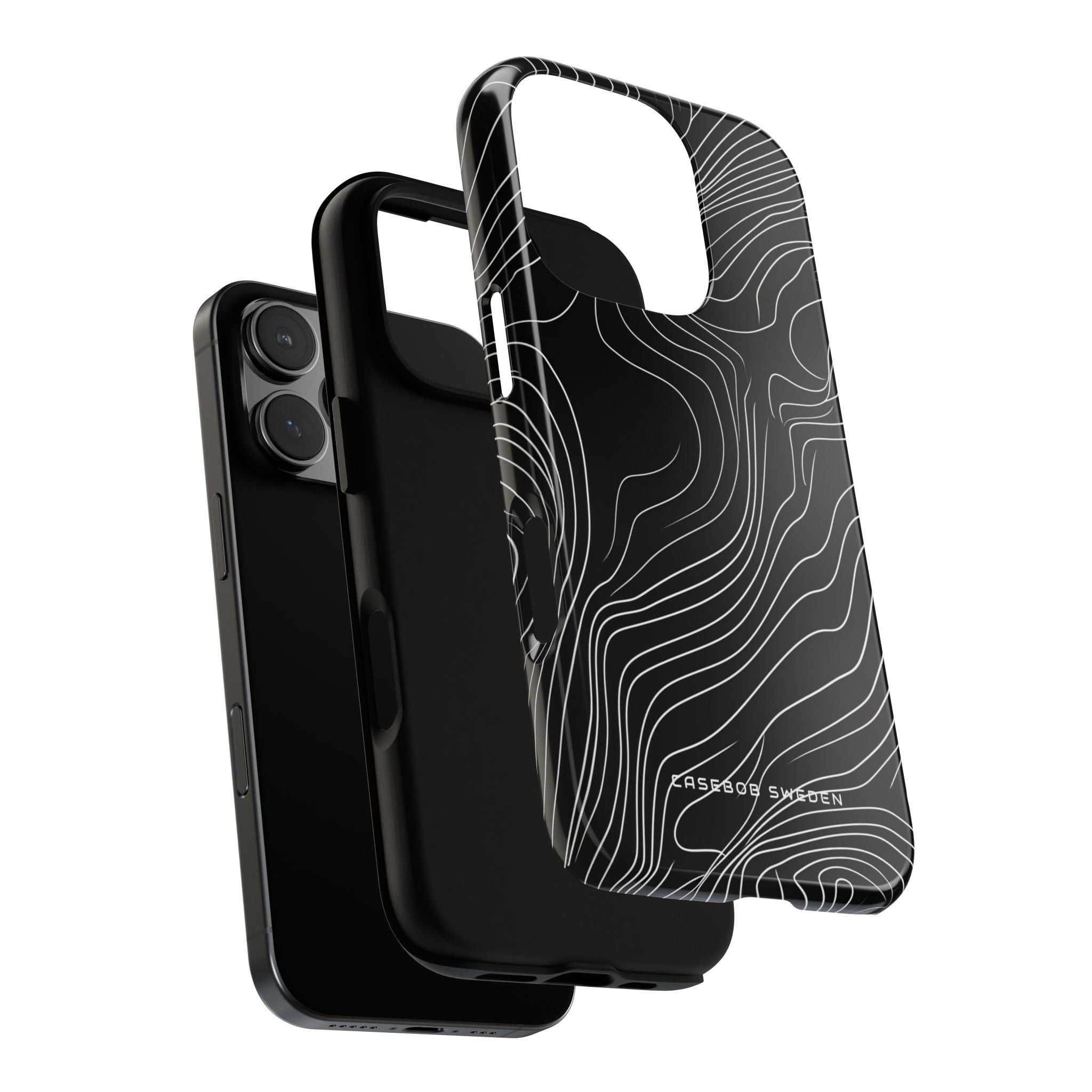 Contour Waveform Flow iPhone 16 - Tough Phone Case