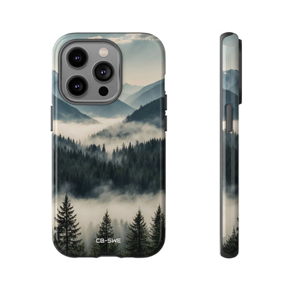 Misty Forest Embrace - iPhone Case