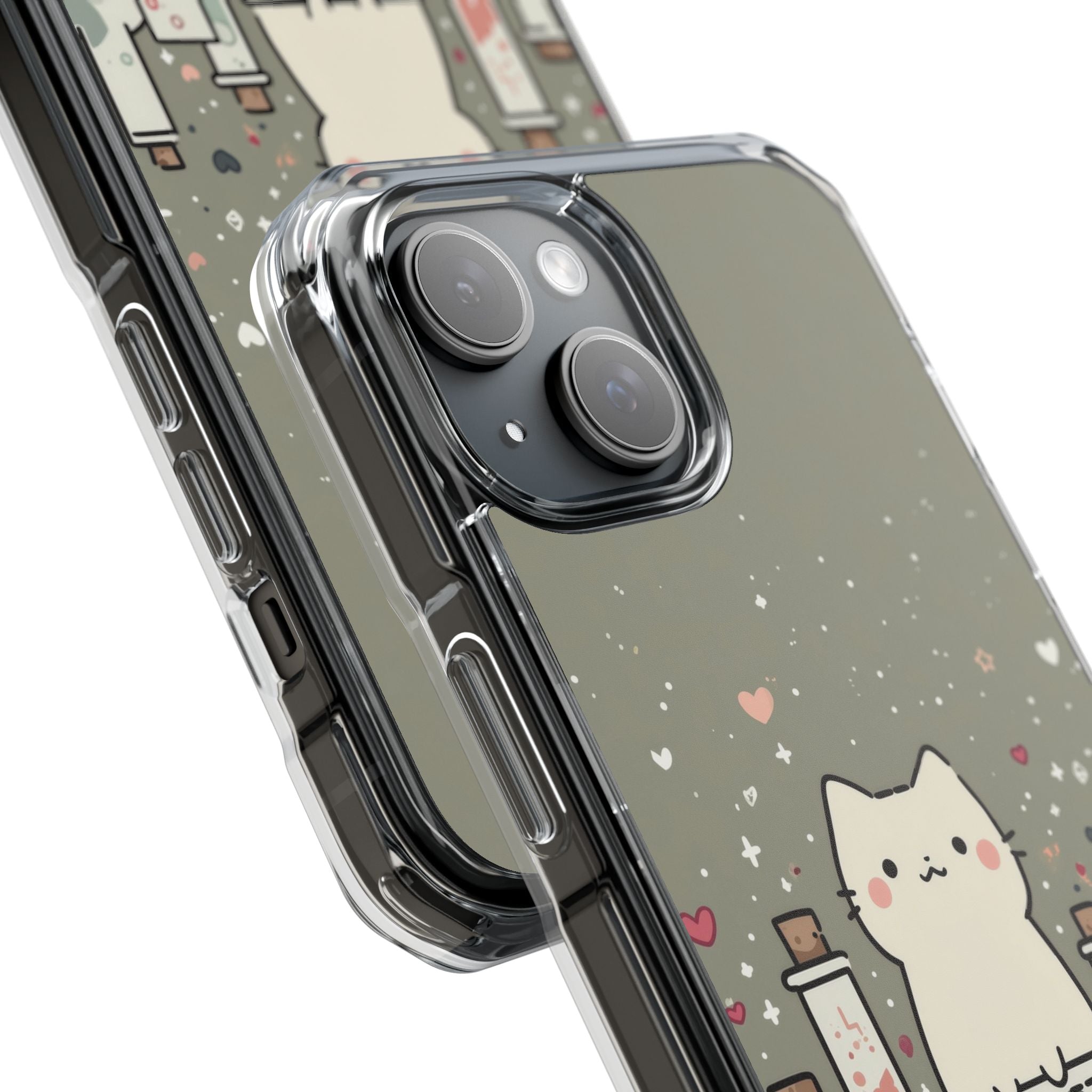 Cat Explores Potions iPhone Case - Impact