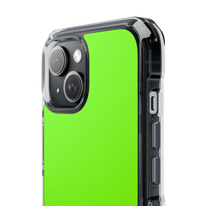 Chartreuse | Handyhülle für iPhone (Clear Impact Case – magnetisch)