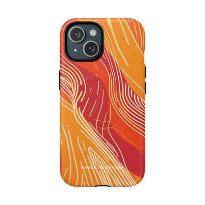 Gradient Flowwave Essence iPhone 15 | Tough+ Phone Case