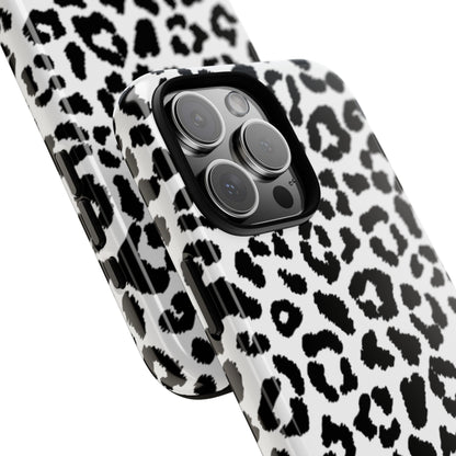 Monochrome Leopard Essence - iPhone Case