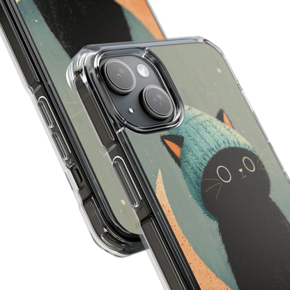 Cat Sits Dreaming iPhone Case - Impact