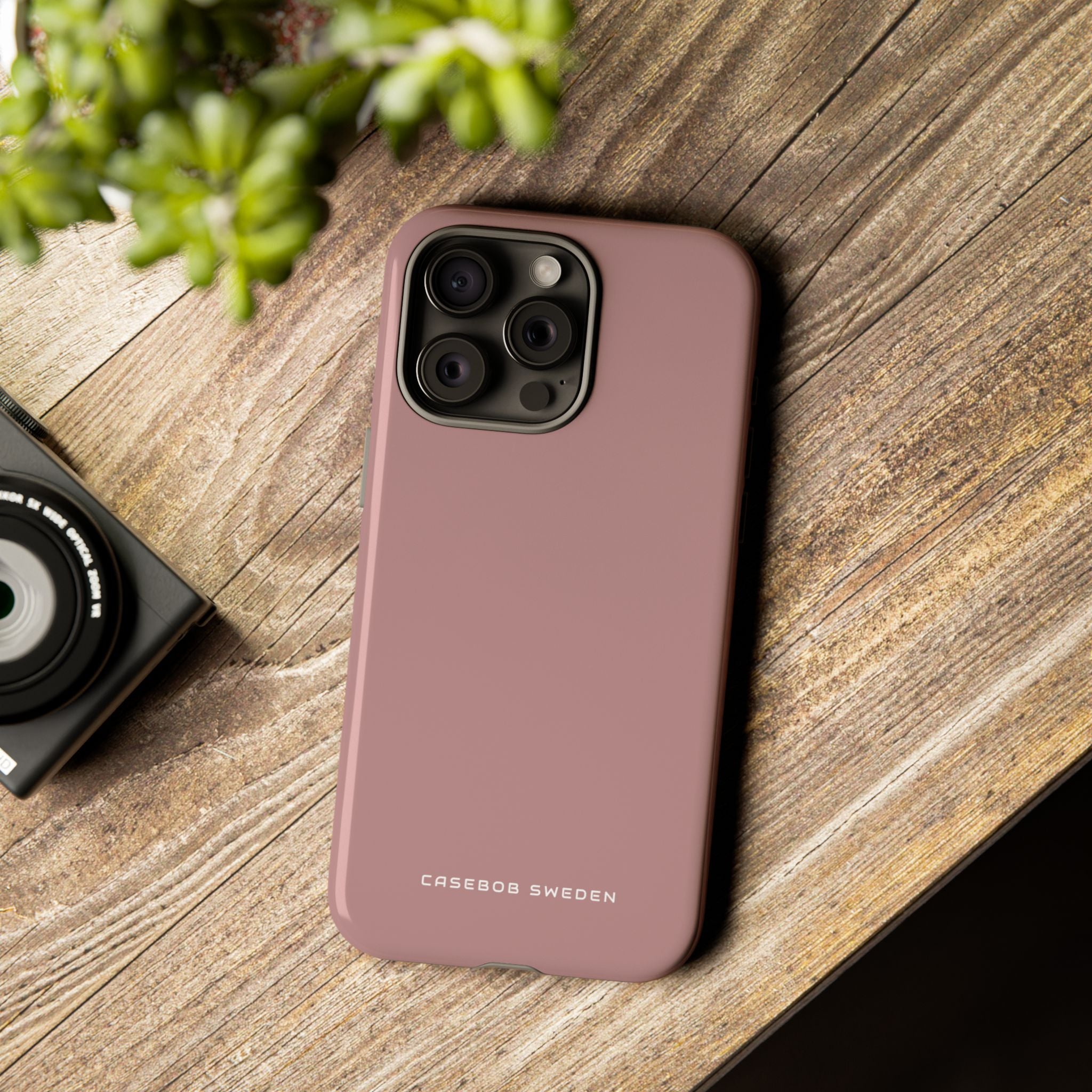 Rosy Brown iPhone 15 - Tough Phone Case