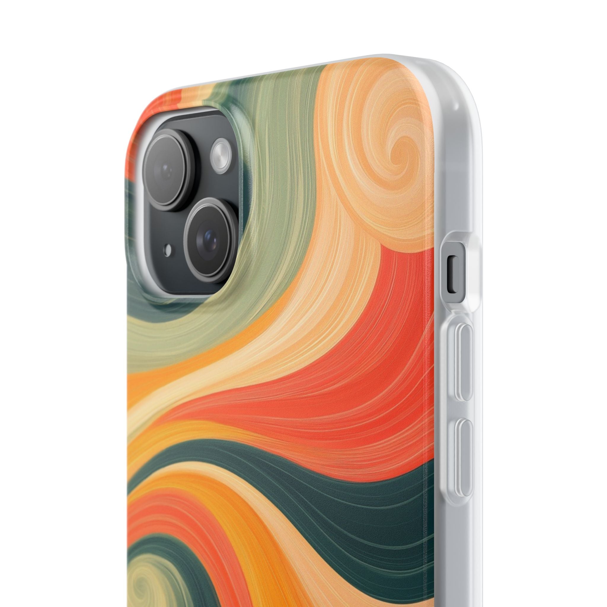 Swirling Ember iPhone 15 Plus Case - Soft