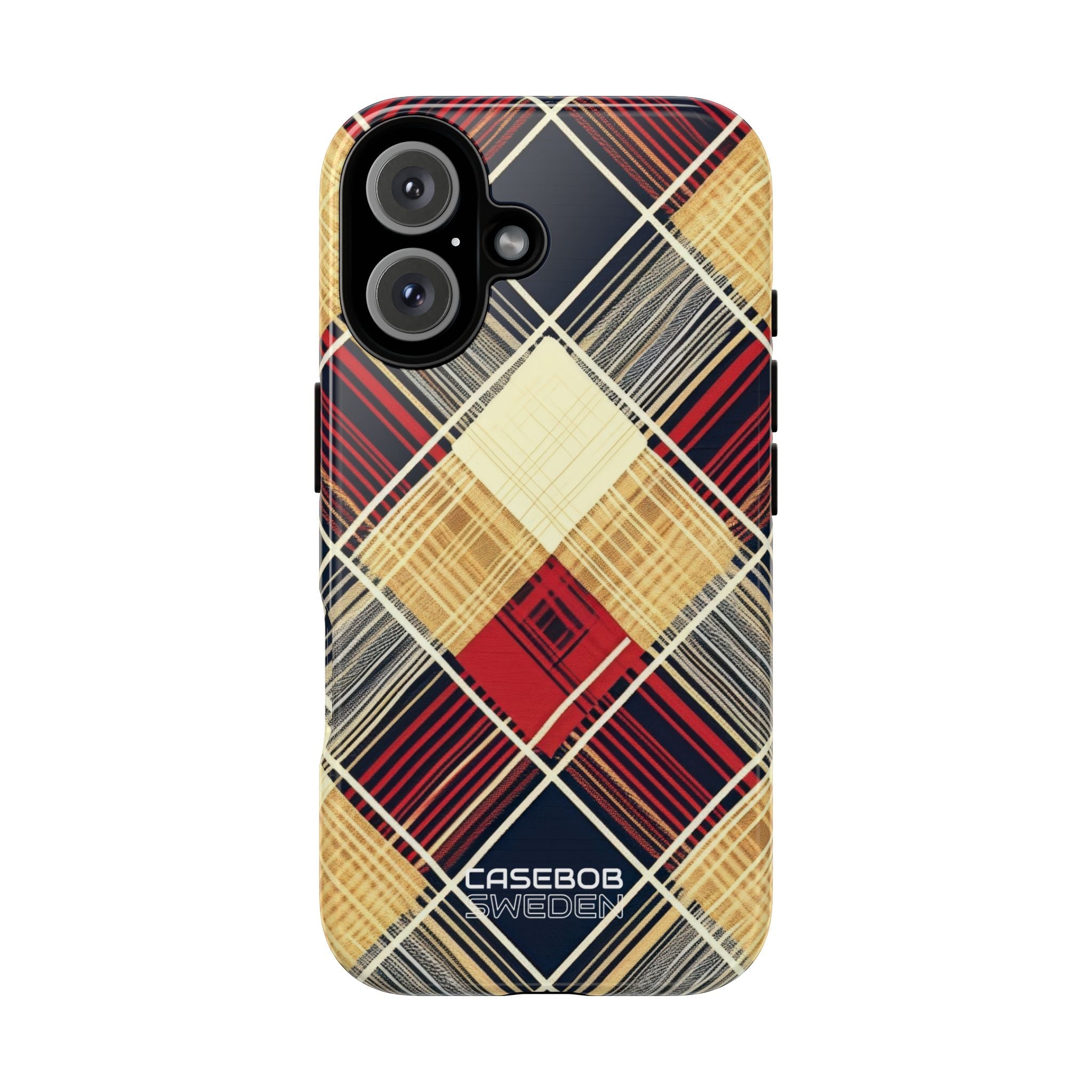 Plaid Diamond Tapestry iPhone 16 - Tough