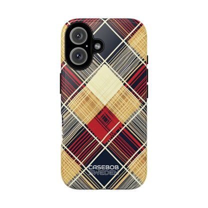 Plaid Diamond Tapestry iPhone 16 - Tough