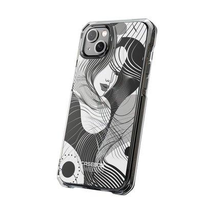 Orange Wave Motion iPhone 14 - Impact Clear+