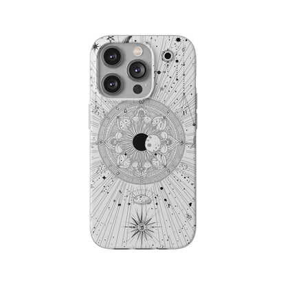 Celestial Mandala Mystique | Flexible Phone Case for iPhone