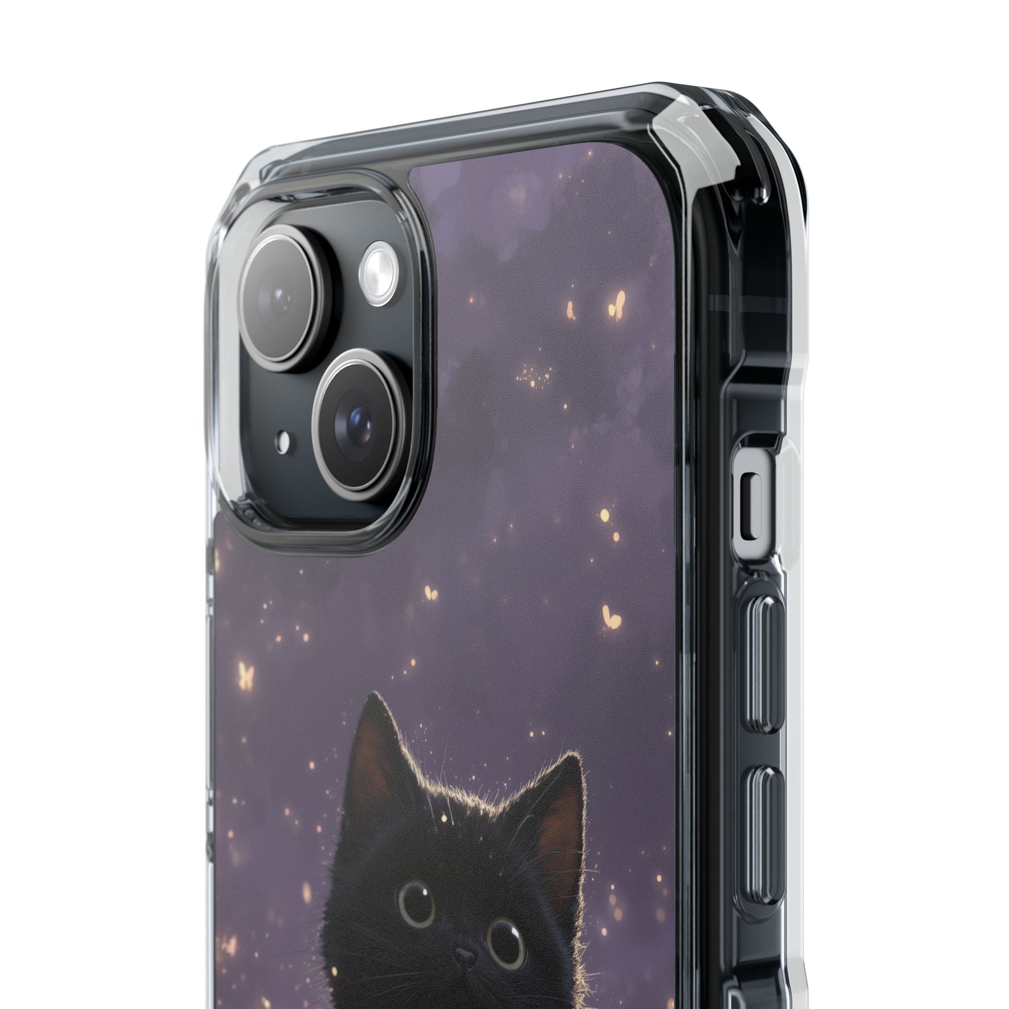 Whimsical Cat Soars iPhone Case - Impact