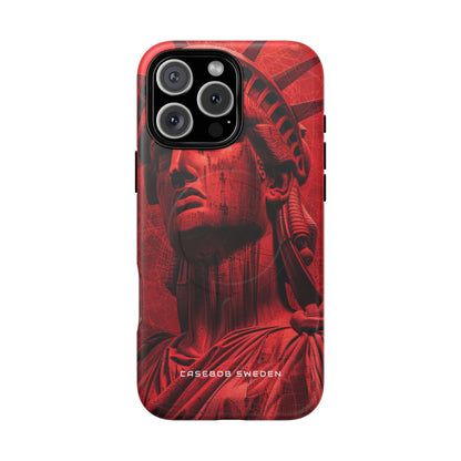 Zen Red Liberty Vision iPhone 16 | Tough+ Phone Case