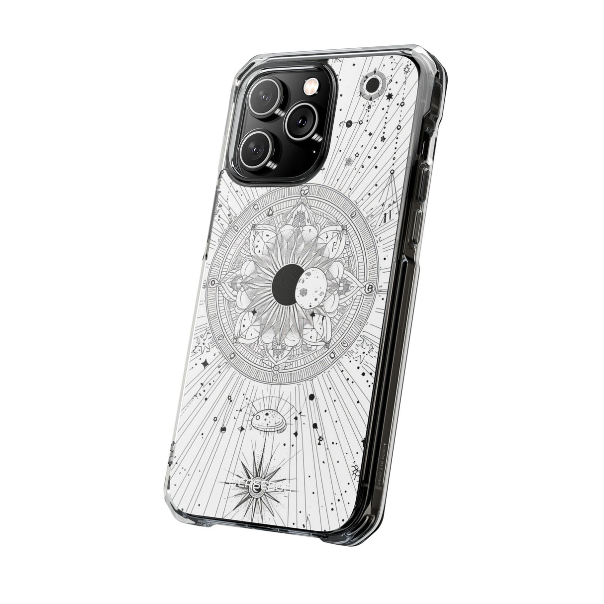 Celestial Mandala Mystique - Phone Case for iPhone (Clear Impact - Magnetic)