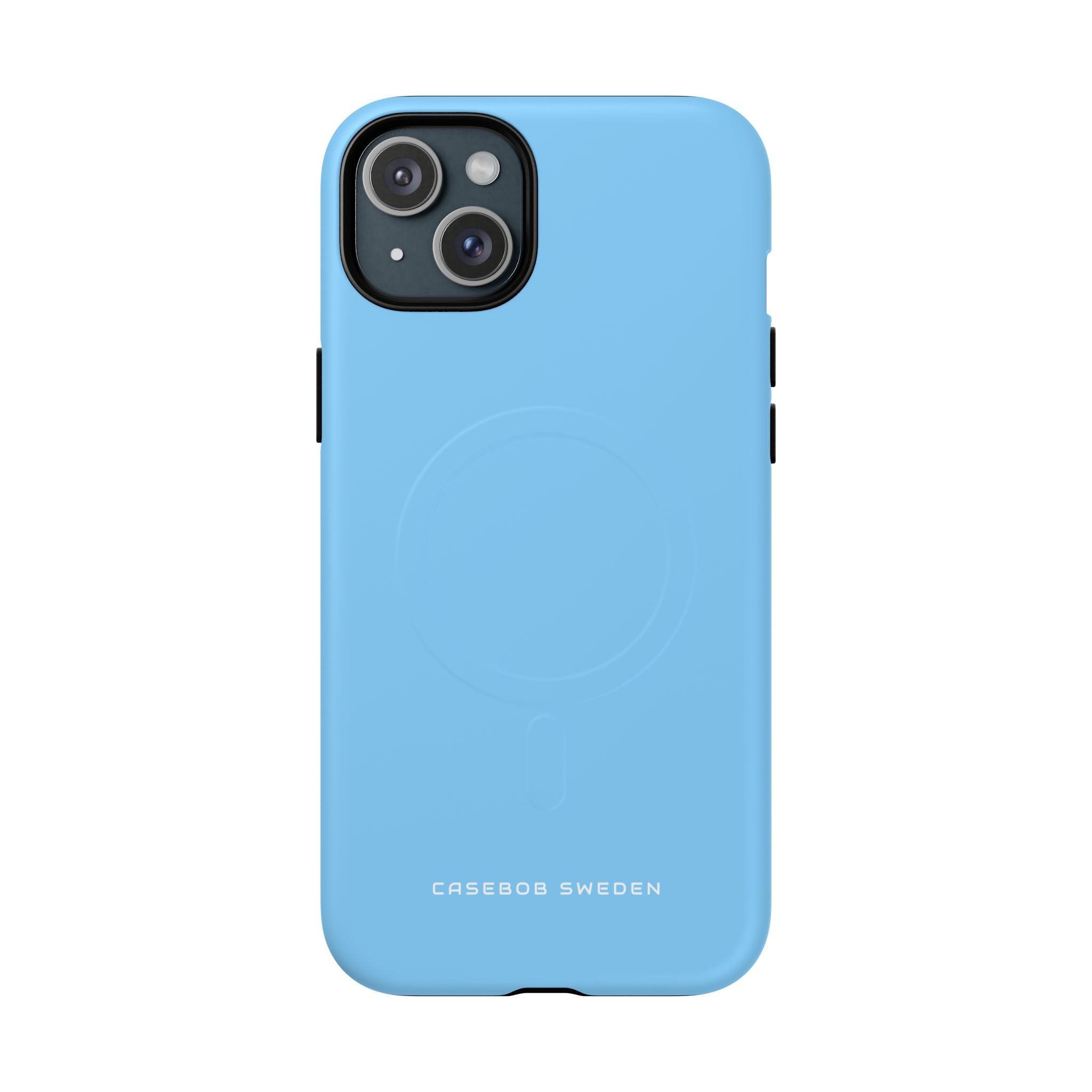 Light Sky Blue iPhone 15 | Tough+ Phone Case