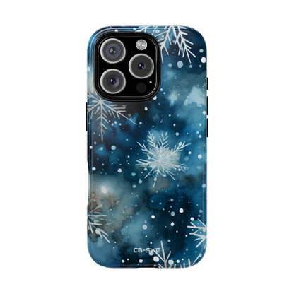 Winter Snowflakes Dance - iPhone Case