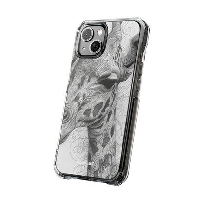 Monochrome Giraffe - Phone Case for iPhone