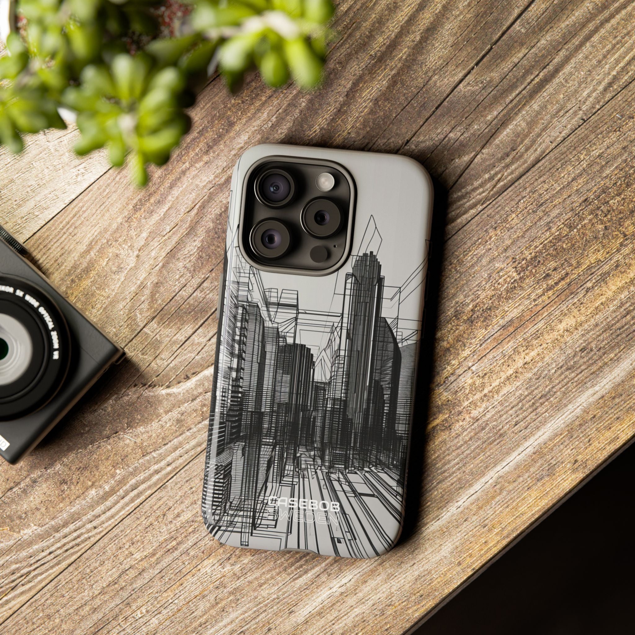 Urban Line Maze iPhone 15 - Resistente