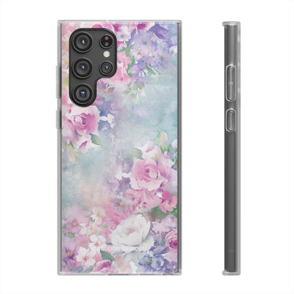 Dreamy Floral Watercolor - Flexi Samsung S22 Phone Case