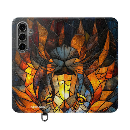 Flame Lion - Samsung S24 Plus Case - Wallet